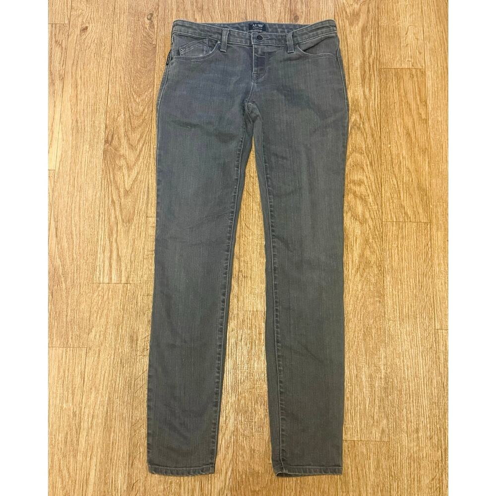 Armani Jeans Charcoal Gray J061G Skinny Jeans Size 27